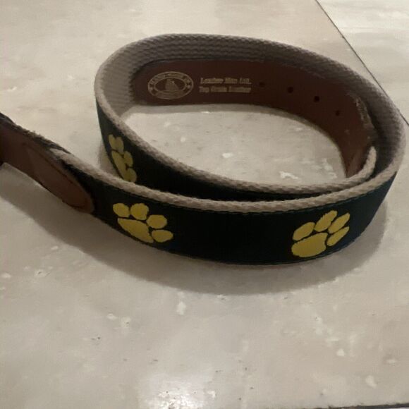 NWOT Baylor Beat Paw Leather Man Made In USA Size 26 - Picture 1 of 5